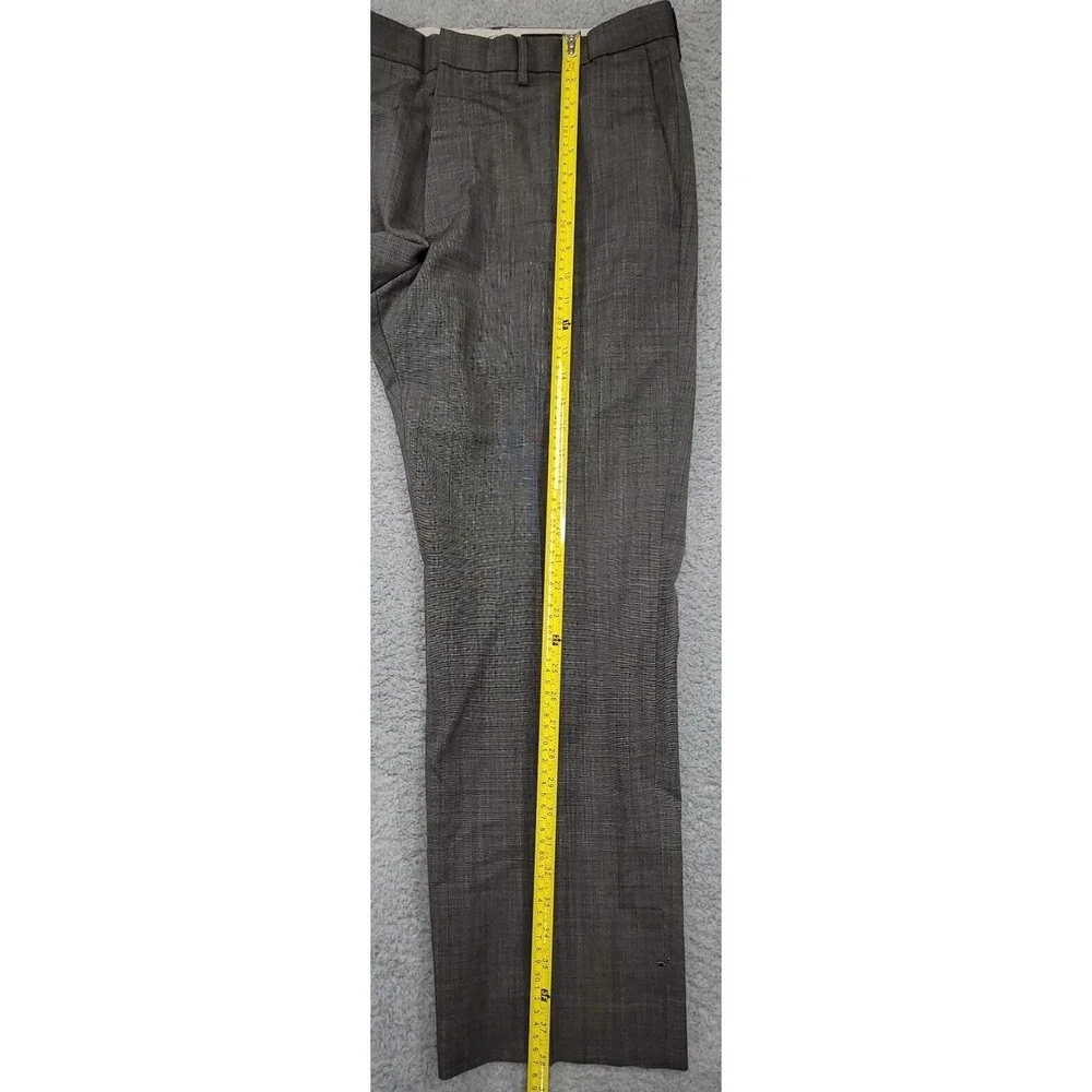 Banana Republic Tailored‎ Slim Suit Pants Mens 36x30 Grey Wool Blend EUC